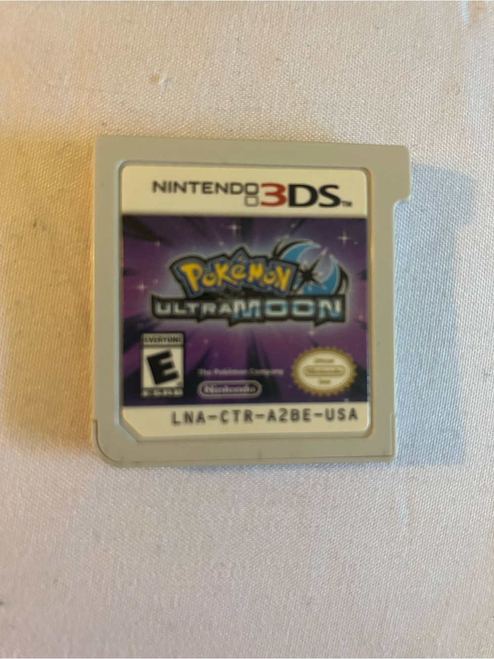 Nintendo Pokémon Ultra Moon Game Card - Gray & Purple
